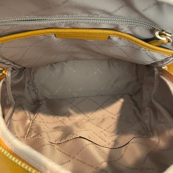 Michael Kors Mustard Yellow Leather Backpack main image 4